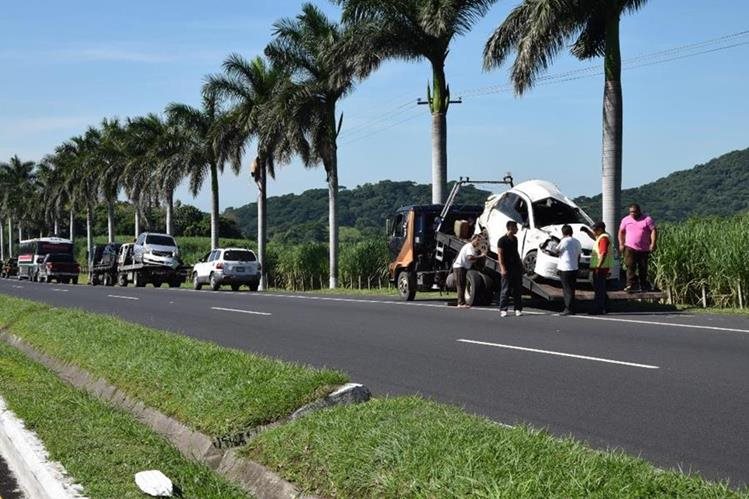 Choque múltiple deja 16 heridos en ruta de Palín a Escuintla Choque múltiple deja 16 heridos en ruta de Palín a Escuintla