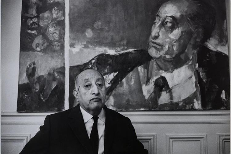 Miguel Ángel Asturias en Francia. (Foto Prensa Libre, tomada de la Biblioteca Nacional de París, Jean Marquis)