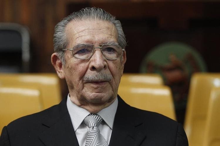 José Efraín Ríos Montt, exjefe de Estado de Guatemala, murió este domingo en su casa. (Foto Prensa Libre: Hemeroteca PL).
