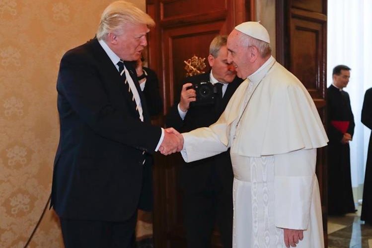 Donald Trump se reunió con el papa Francisco en una audiencia privada en el Vaticano