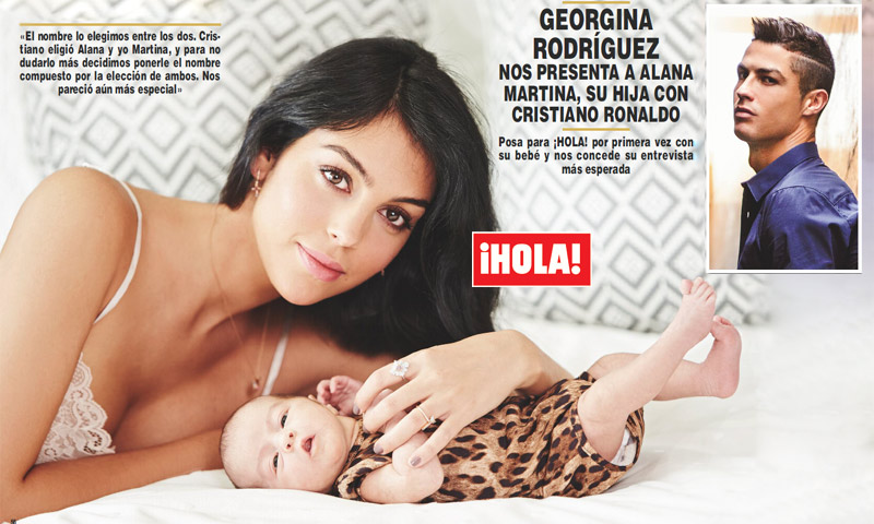 Georgina Rodríguez, novia de Ronaldo presenta oficialmente a su hija Georgina Rodríguez, novia de Ronaldo presenta oficialmente a su hija
