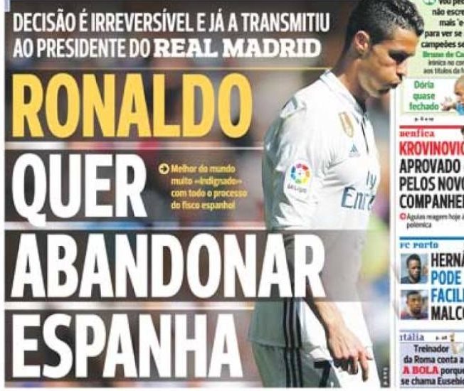 ¿Cristiano Ronaldo se va de Madrid? ¿Cristiano Ronaldo se va de Madrid?