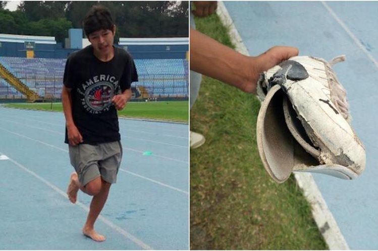 Hansen Adán dio una muestra de superación en el coloso de la zona 5. (Foto Prensa Libre: Mynor Mazariegos / Funog)