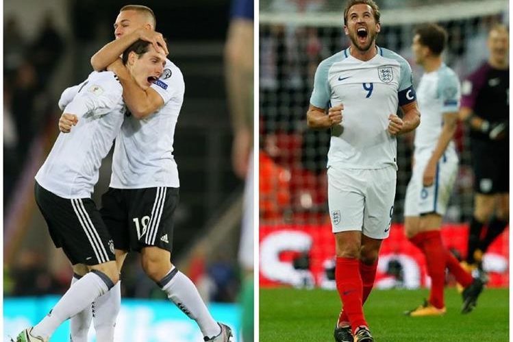 Resultado de imagen de alemania e inglaterra clasificadas para el mundial