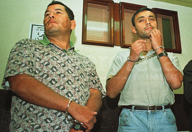 Obdulio Villanueva y Byron Lima fueron encontrados culpables por la muerte de monseñor Gerardi en 2001. (Foto: Hemeroteca PL)