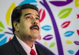 Nicolás Maduro, presidente de Venezuela. (Foto Prensa Libre: EFE).