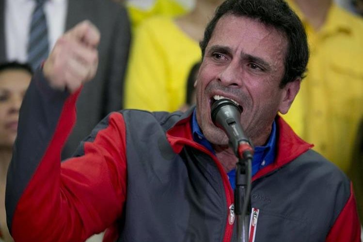 Henrique Capriles, lider opositor venezolano. (Foto Prensa Libre: AP).
