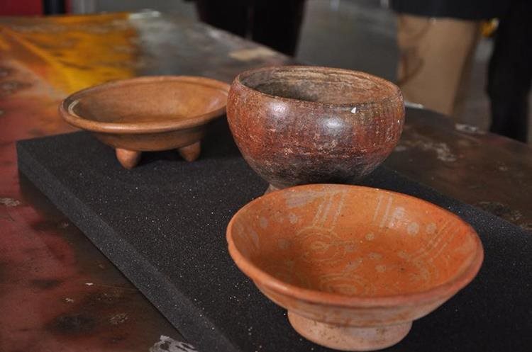 Las piezas arqueológicas provienen desde Alemania, Italia y Suiza (Foto Prensa Libre: cortesía Minex).