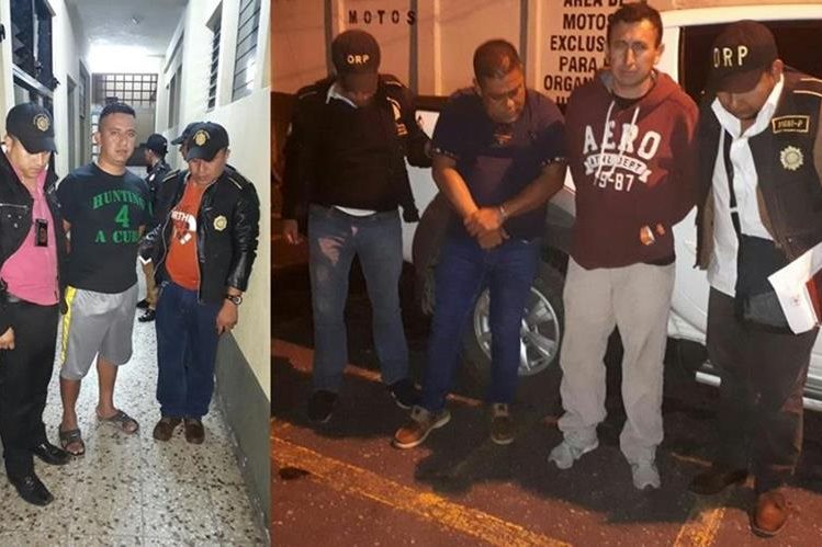 Dos agentes de la PNC y un oficial segundo son investigados por varios delitos como secuestro y extorsi&oacute;n. (Foto Prensa Libre: Cortes&iacute;a)