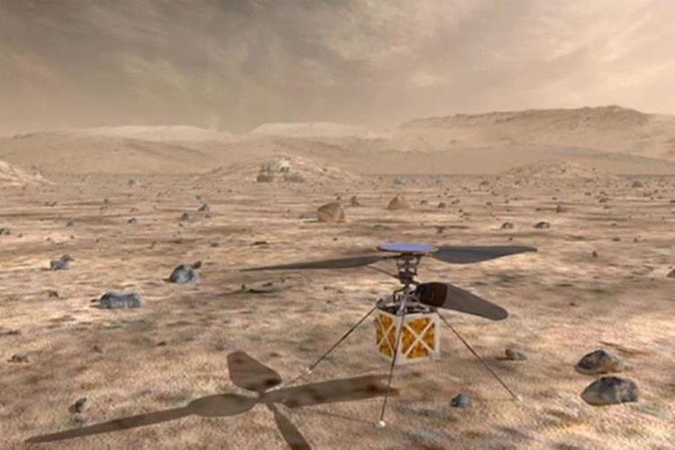 La NASA prepara el lanzamiento de un helicóptero a Marte