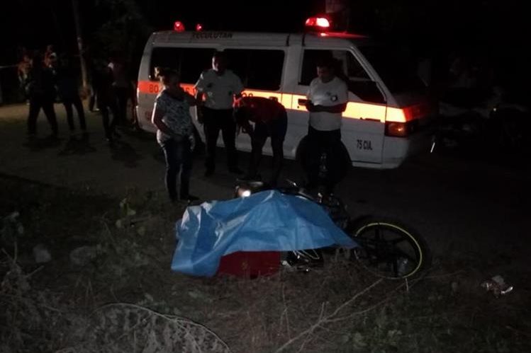 Lugar donde la pareja de esposos fue atacada. (Foto Prensa Libre: Mario Morales).