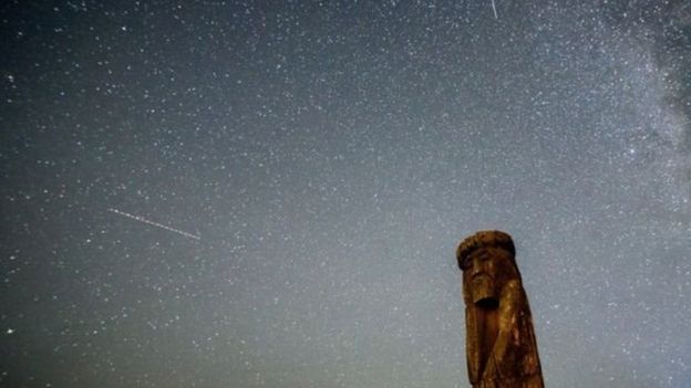Las Perseidas son una de las lluvias de meteoros más visibles y de las que más número de avistamientos hay.  GETTY IMAGES