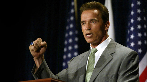 Arnold, de gobernador. (Foto: Hemeroteca PL).