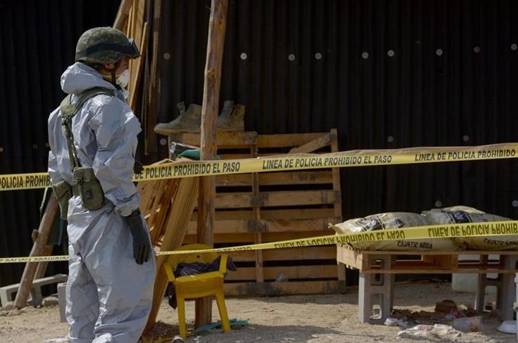 El pasado 14 de junio el ejército Mexicano desmanteló un laboratorio de droga en Culiacán, Sinaloa, México. (Foto Prensa Libre: EFE)
